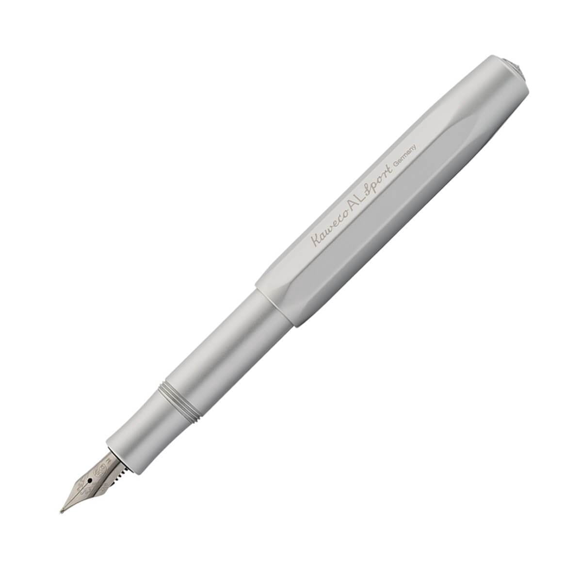Kaweco AL Sport Silver Fountain Pen - Medium
