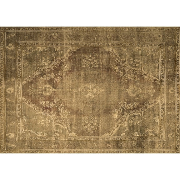 Ahgly Company Indoor Rectangle Persian Brown Traditional Area Rugs, 5' x 7'