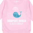thumbnail image 3 of Inktastic Newport Beach California Whale Watching Toddler Sweatshirt, 3 of 4
