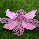 thumbnail image 4 of Yellow 10 Uds. 11cm grandes flores artificiales con brillo árbol de Navidad colgantes ornamento Diy, 4 of 5