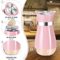 thumbnail image 3 of Salero y pimentero elegante con fondo de cristal transparente | Uso compacto de cocina, cocina y comedor Vhermosa Utensilios de Cocina, 3 of 5