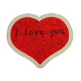 thumbnail image 2 of Heart Shape Puzzle Educational Toy for Kids Adults Creative Building Blocks Home 12cmx10cm, 2 of 9