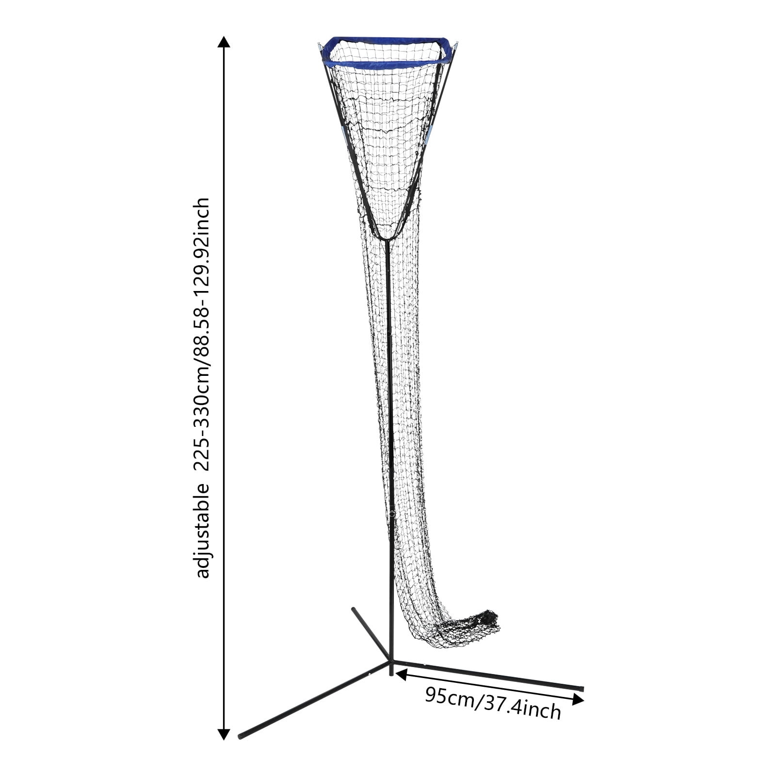 ToppiJoy Volleyball Setter Trainer Net Volleyball Training Equipment Practice Volleyball Net with Adjustable Height & Angle