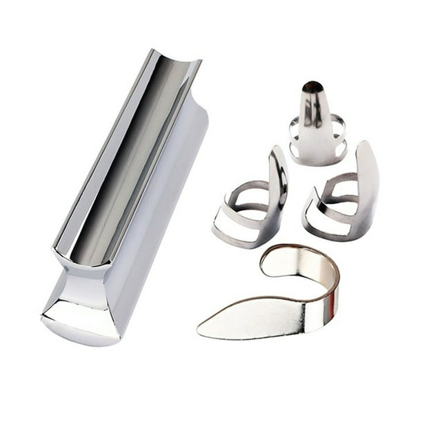 Sonducket Guitarra Slide Stick Acero inoxidable Plata E525