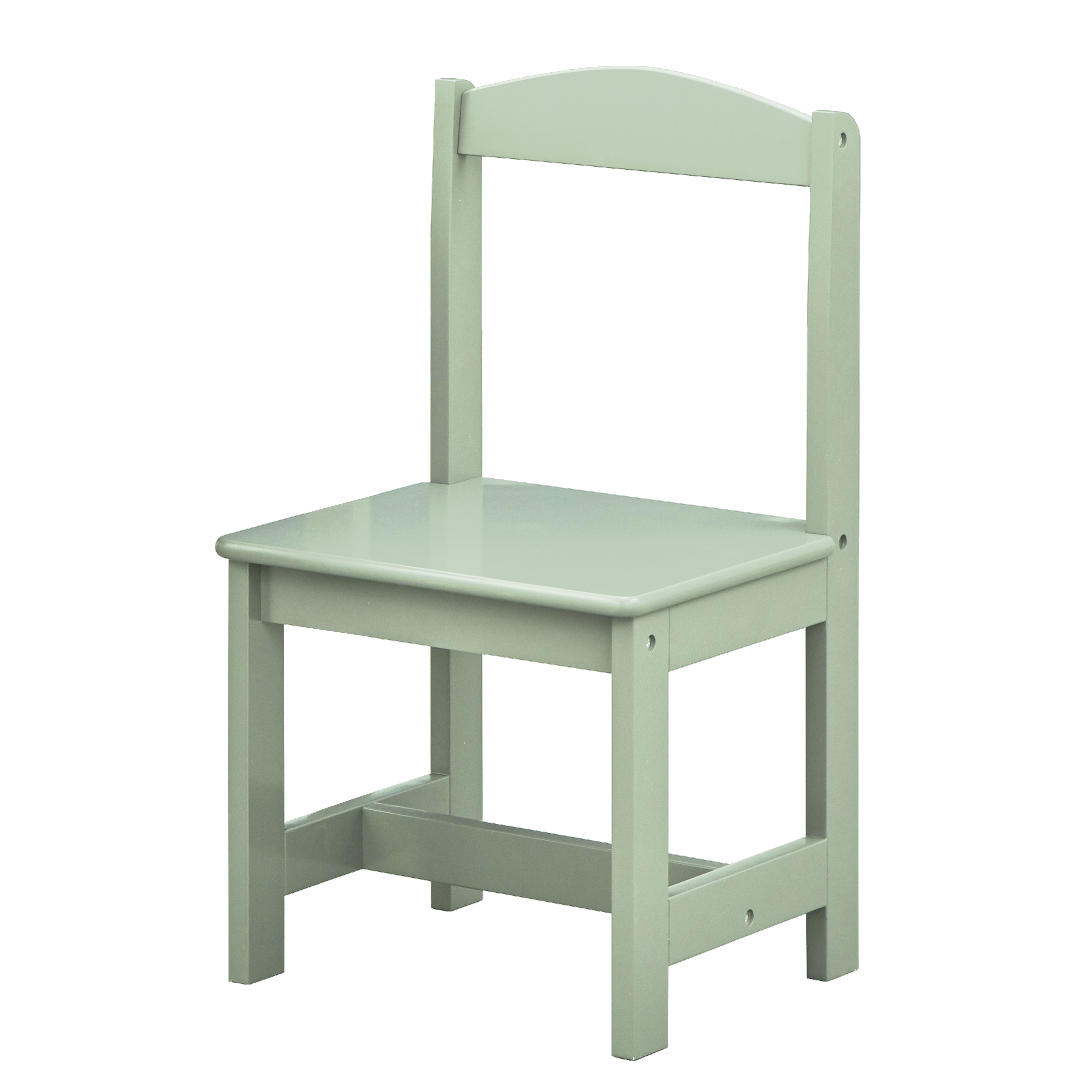 TMS Hayden Child Kids Rectangle Engineered Wood Table and 2 Chairs Set, Easy Clean, Mint Green