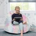 thumbnail image 4 of Delta Children Cozee Fluffy Chair, Kid Size (For Kids Up To 10 Years Old), 4 of 6