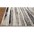 thumbnail image 4 of HomeRoots 511526 12 x 15 ft. Silver Gray & Black Abstract Stain Resistant Rectangle Area Rug, 4 of 5