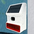 thumbnail image 4 of 1PCS 433MHz Solar Outdoor Waterproof Alarm with Human Infrared Sensor Alarm B, 4 of 7
