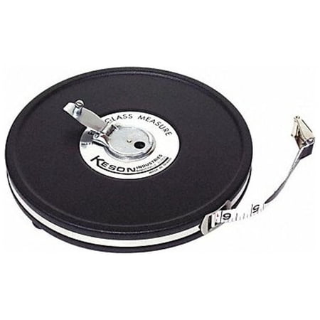 UPC: 0052837000418 | Keson Long Tape Measure 1/2Inx100 ft/30m Black MC-18M-100