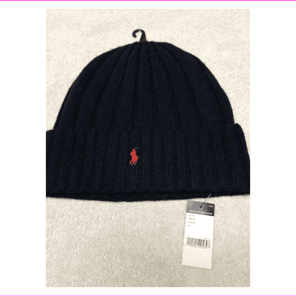 Betrokken Mortal Pigment Polo Ralph Lauren Merino Wool NAVY Knit Beanie Winter Ski Hat, - Walmart.com