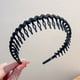 thumbnail image 3 of Diademas de plástico con peine de dientes, diademas delgadas, sin deslizamiento, bandas para el cabello para mujeres, hombres, adolescentes y niñas, 3 of 5