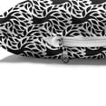 thumbnail image 4 of Floral Pet Bed, Pattern with Tree Silhouette and Leaves for Fall and Winter Theme Country Style, Resistant Pad for Dogs and Cats Cushion with Removable Cover, 24" x 39", Black and White, by Ambesonne, 4 of 4