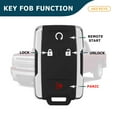 thumbnail image 4 of AKS KEYS Keyless Remote Fob for Chevrolet 2015 - 2021 4B - M3N32337100, 4 of 6