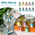 thumbnail image 5 of Mini PVC Virgin Mary Figurines for Decorating Car Interior, Party, Room, Desk or Bookshelf, Suitable for People of Different Beliefs, 5 of 9