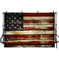 thumbnail image 3 of USA Flag Photo Background 4th of July Independence Day Decorations Backdrop for Photography Patriotic Memorial Day Party Decor Banner Veterans Day Prom Background Supplies Props, 3 of 3