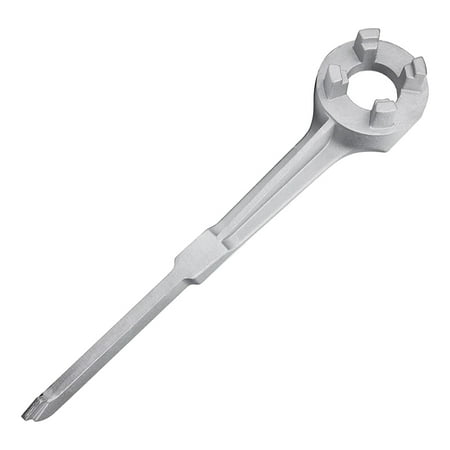 

Bung Wrench Drum Wrench Aluminum Barrel Opener Tool for 10 15 20 30 50 55 Gallon Fits 2 and 3/4 inch Bung