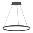 thumbnail image 1 of Dainolite Circulo 34W Metal & Acrylic Chandelier in Matte Black, 1 of 1
