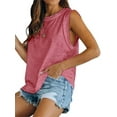 thumbnail image 2 of Langwyqu Women's Summer Tank Top Loose Fit Basic Sleeveless Tee Tops, 2 of 5