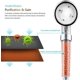 thumbnail image 3 of Tecnología de ducha innovadora, cabezal de ducha de flujo de alta presión seguro y hermoso, para una fácil instalación y desmontaje, ajuste universal, 3 of 8