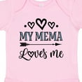 thumbnail image 4 of Inktastic My Mema Loves Me Girls Girls Baby Bodysuit, 4 of 5