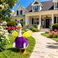 thumbnail image 2 of Sruoe Porch Goose Outfits, Porch Goose Clothes, 23 Inch Cement Goose Clothes Dress, Duck Clothes for Spring Easter Holiday Outdoor Garden Yard Lawn Patio Statue Decor, 2 of 8