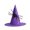 Purple, variant on Halloween Party Witch Hats for Women and Children Foldable Witch Hat Accessory for Festive Celebrations