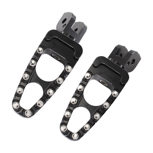 Reposapiés Reposapiés Pedales para Scrambler 400800 1100 15-20 Negro trasero Sunnimix estriberas de motocicletas
