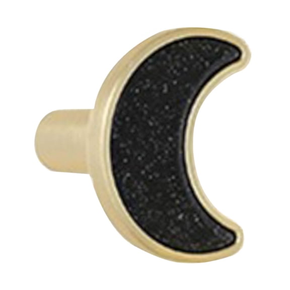 Moon Shaped Doorstop Cute Cartoon Cabinet Door Knob Decorative Dresser Handle Pulls For Kids Bedroom Furniture And Closet