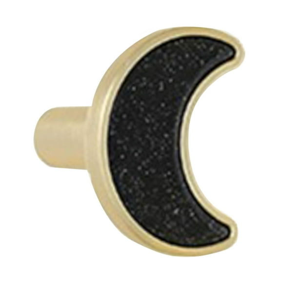 EDFBUYKRS Moon Shaped Small Dresser Knobs Cartoon Cabinet Door Knobs Cute Drawer Handle Pulls For Children Girls Bedroom Cabinets Closets Furniture