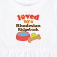 thumbnail image 4 of Inktastic Rhodesian Ridgeback Loved by a (dog Breed) Girls Baby Dress, 4 of 5
