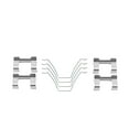 thumbnail image 4 of Detroit Axle - Front Brake Pads for 2008-2013 INFINITI G37, 2007-2008 G35, 2014-2015 Q60, Ceramic Brake Pads w/Hardware Replacement, 4 of 7