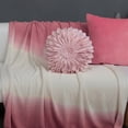thumbnail image 3 of JWH 3D Handmade Decorative Velvet Flower Throw Pillows Aesthetic Sunflower Pillow Soft for Bedroom Couch Bed Decor 14inch Light Pink, 3 of 11