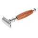 thumbnail image 4 of Maquinilla de afeitar clásica, clásica, antideslizante, de madera, para hombre, maquinilla de afeitar manual, mejora tu experiencia, 4 of 11