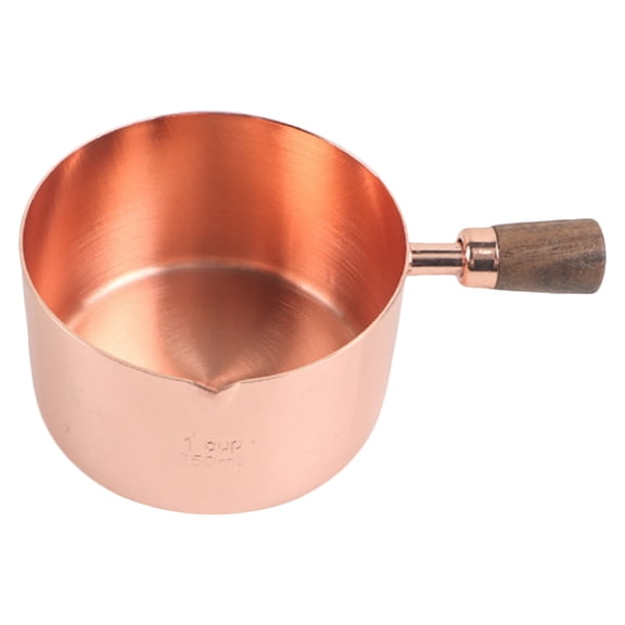 1 Cup Measuring Cup, Ongmies Magnetic Measuring Spoons, Stainless Steel Measuring Cup & Spoon, Ingredient Container for Steak, French Fries, Tomatoes