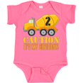 thumbnail image 3 of Inktastic 2nd birthday construction truck, cement mixer - 2 years old Boys or Girls Baby Bodysuit, 3 of 5