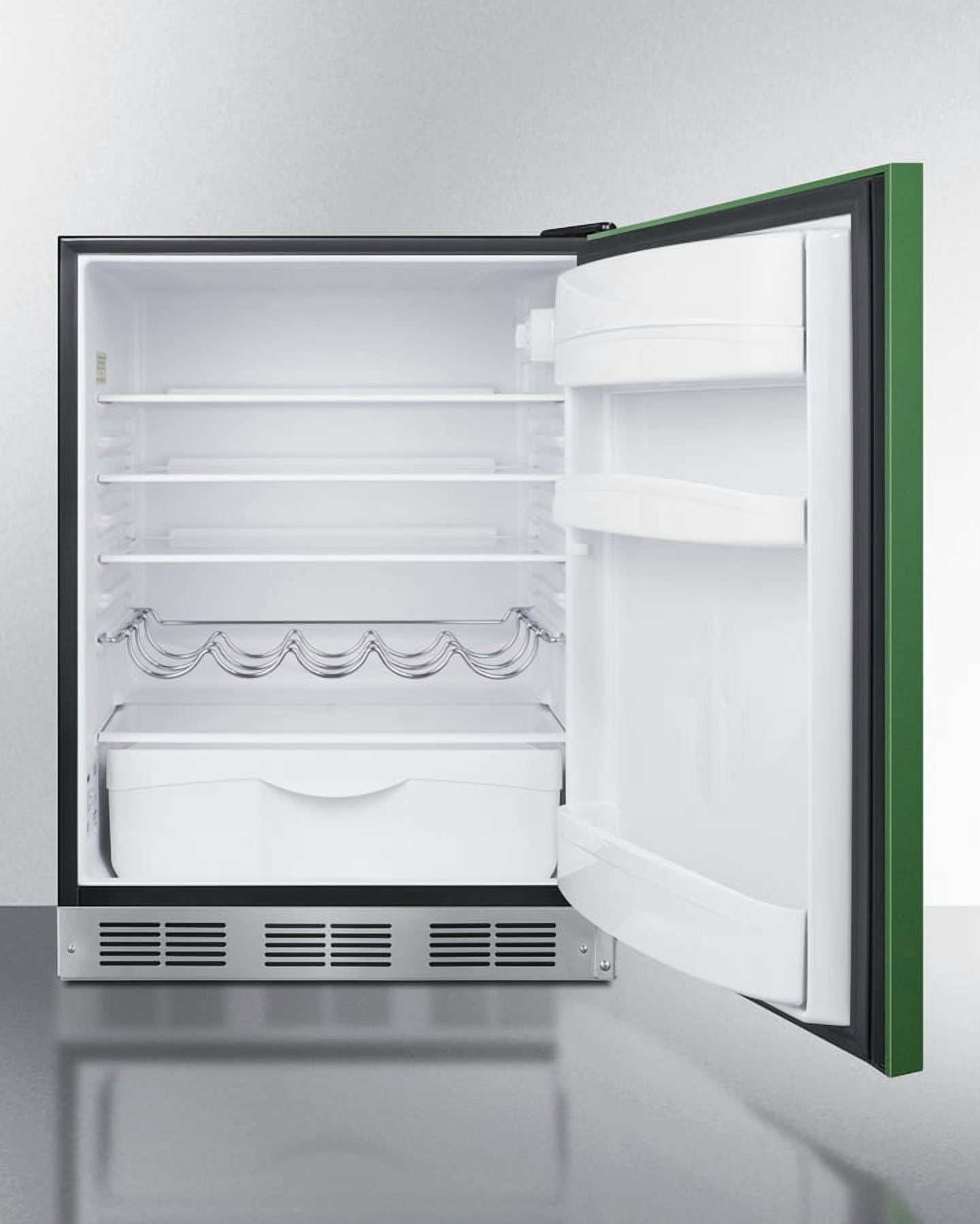 24 Inches Wide Refrigerator-Freezer, Green