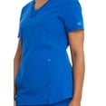 thumbnail image 7 of Genuine Dickies Women’s Stretch Twill V-Neck Rib-Knit Trim Scrub Top, WM12T914, 7 of 7