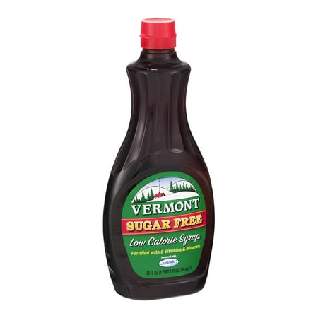 Vermont Syrup, Sugar Free, 24 OZ (Pack of 6)