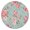 Flower (112), variant on Round Tablecloth with Floral Design and Elastic Edge, Reusable Water-Resistant Polyester, Fits 44-52 Inch Kitchen or Picnic Table
