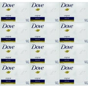 Dove White Cream Bar 4.75 oz / 135 Gr (Pack of 12) Dry Skin Bath Soaps