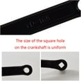 thumbnail image 4 of Bike Crank Arm Left 152mm/165mm/170mm Allow Low Profile Dimond Hole Black, 4 of 9