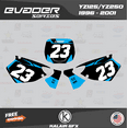 thumbnail image 3 of Kalair GFX Graphics Kit for Yamaha YZ125 (1996-2001) Evader Series, 3 of 5