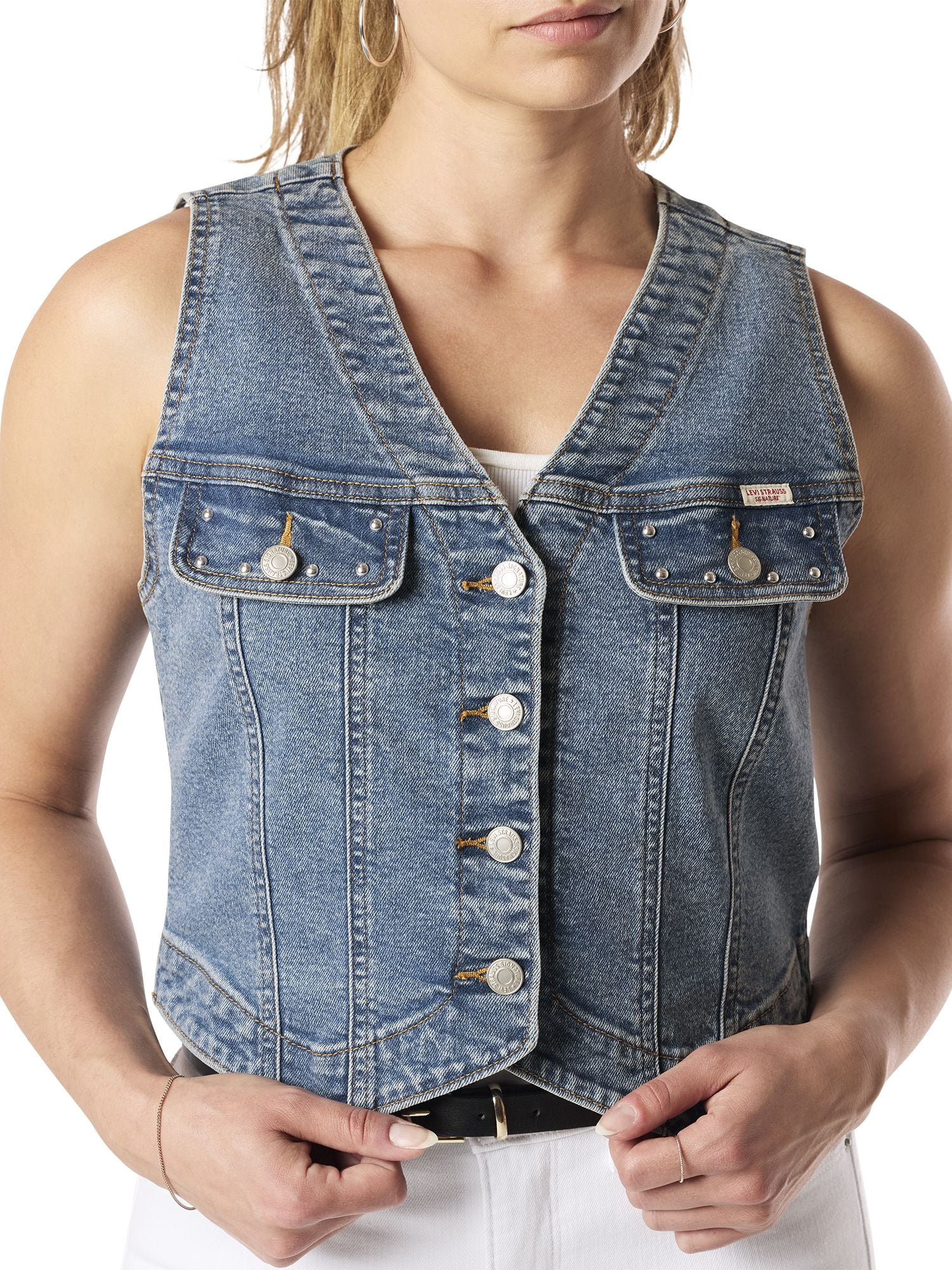 Levi Strauss Signature Women’s Vintage Studded Vest