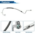 thumbnail image 4 of Manguera de Refrigerante de A/C para Hyundai Accent 2006-2011 Línea de Manguera de Presión de Aire Acondicionado No. 977631E001 Caucho Hierro, 4 of 6