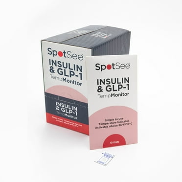 Insulin & GLP-1 TempMonitor Kit - 10 Pack (25 ct)
