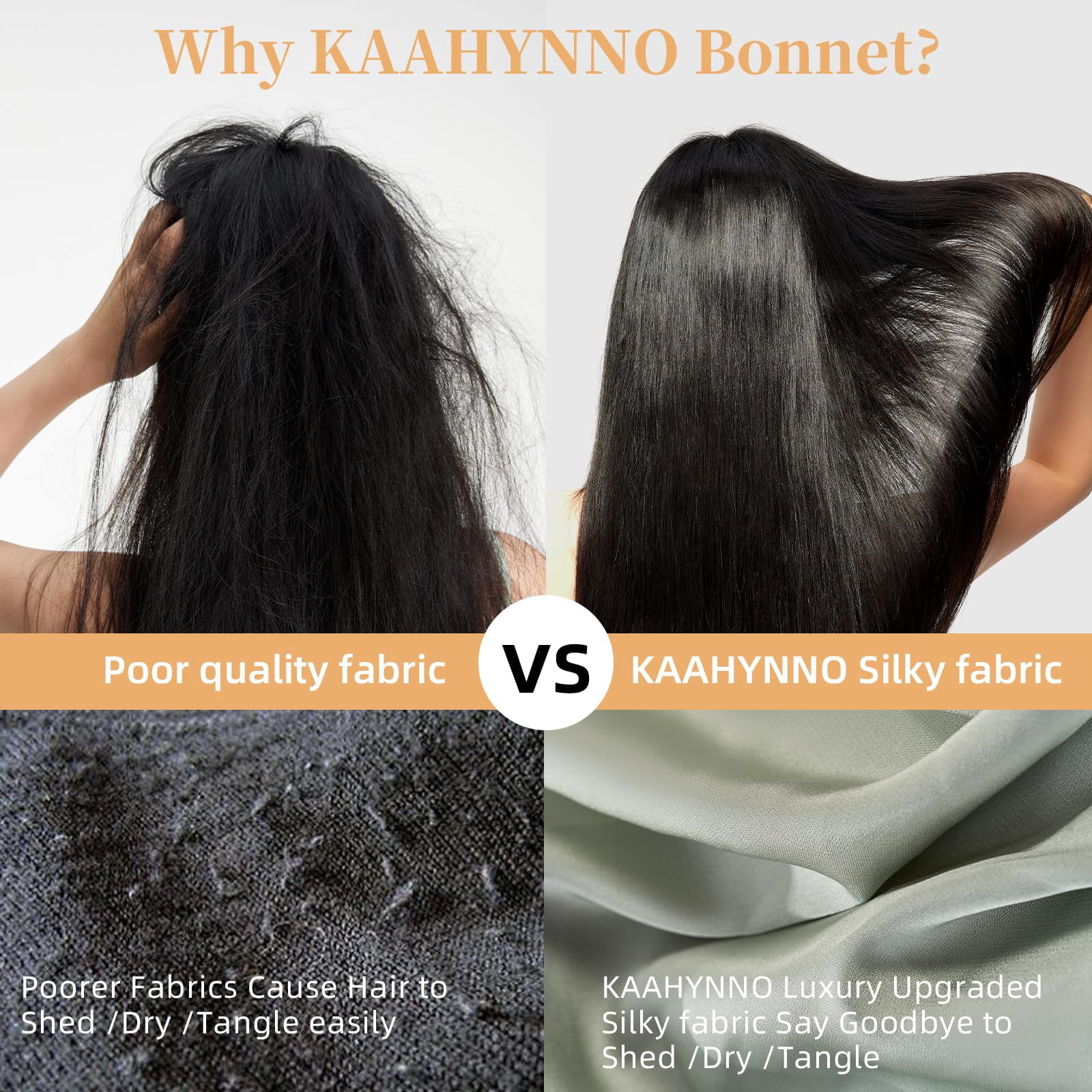 Silk Bonnet for Sleeping Women, Satin Hair Bonnet for Sleeping for Wavy Curly Natural Hair Women Men, Green