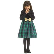 Rose Cottage Hunter Plaid Dress