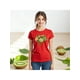 thumbnail image 1 of Playera Blusa De KIWI – Estilo Tropical que Te Llena de Vida Ropa Para Mujer Color Rojo Talla Chica Marca Emil SaEs, 1 of 4