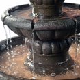 thumbnail image 4 of Fuente de exterior Teamson Home con piña, 99 cm, de 2 niveles, 4 of 6