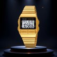 thumbnail image 4 of Square Outdoor Watch for Men - Waterproof Digital Sports Watch with Silicone or Stainless Steel Band, Chronograph, Alarm, 4 of 13